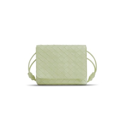 BOTTEGA VENETA MINI INTRECCIATO CROSSBODY BAG 741897VCPP32113 (19*15*5.5cm)